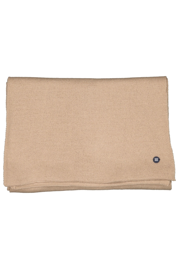 Snow | Fine Knitted Scarf With Rubber Logo Iii