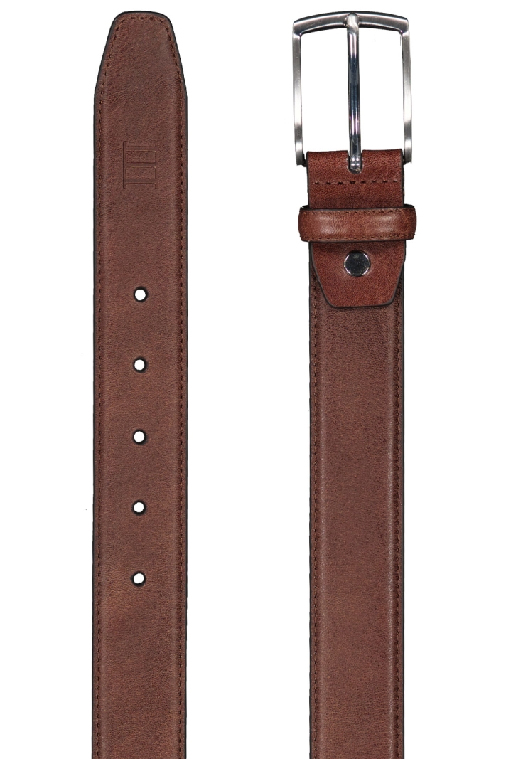 Zaron | Bombed Leather Belt