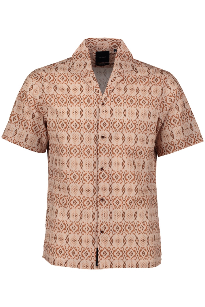 Evidio | Short Sleeve Ikat Shirt