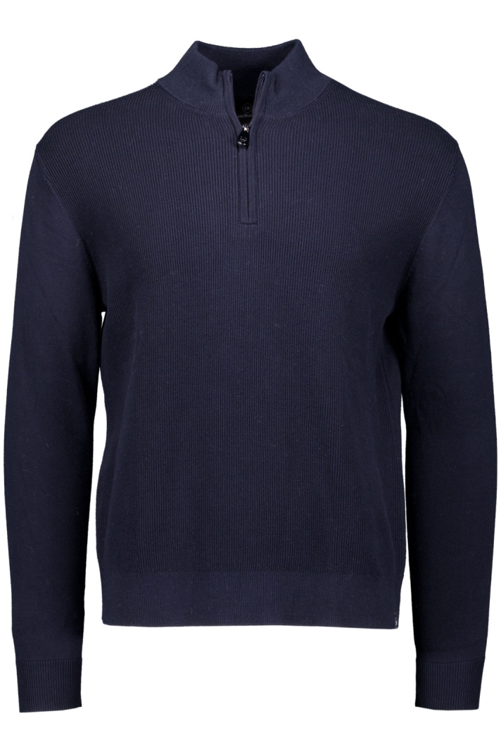 Halfzip Rib Cotton