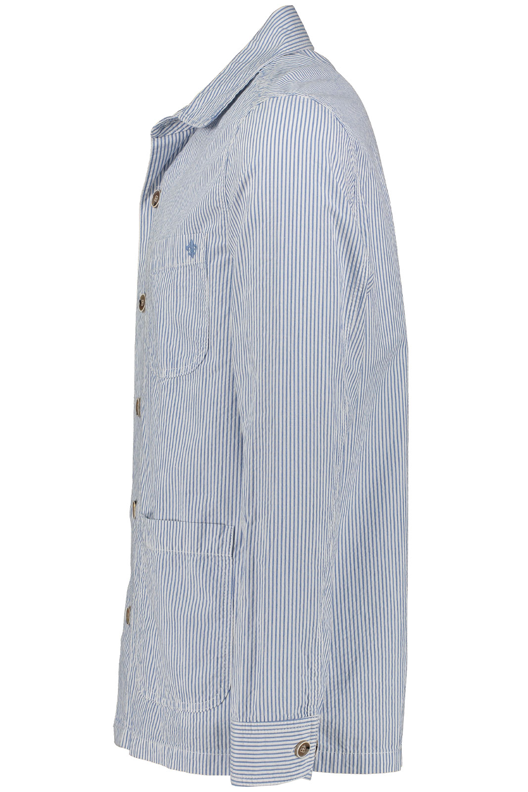 Seersucker Shirt Jacket