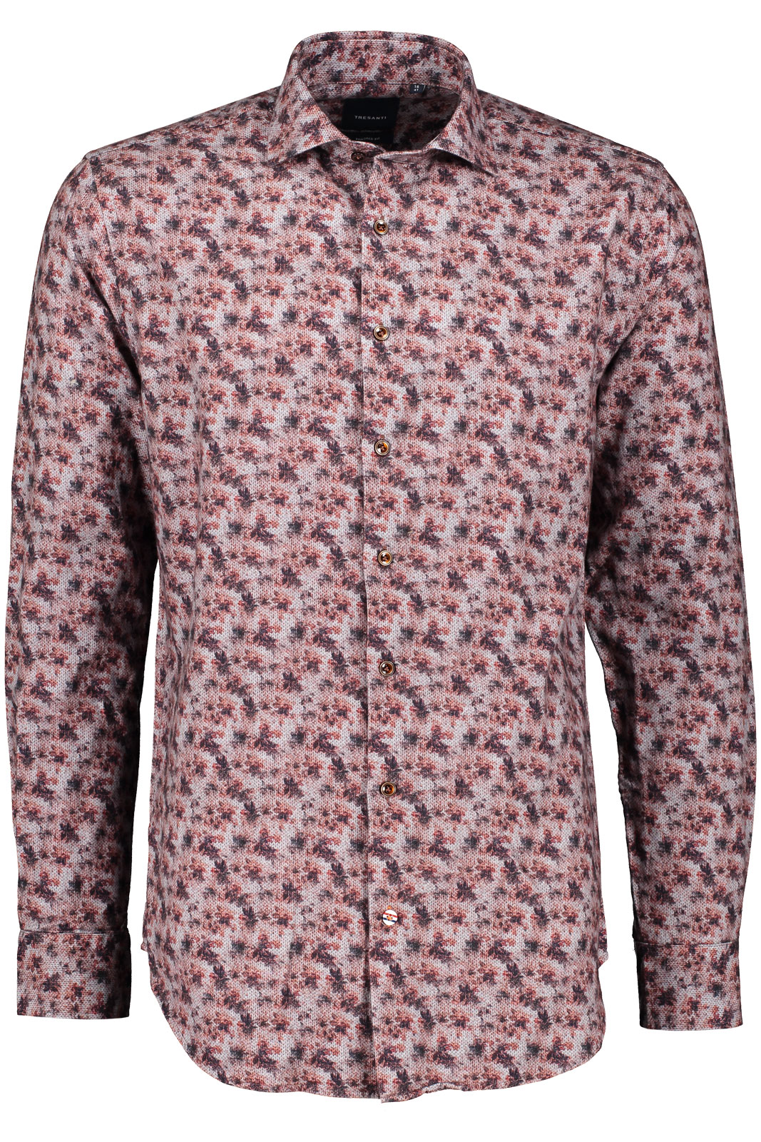 Elvan Shirt With Button Closure. Fantasy Print