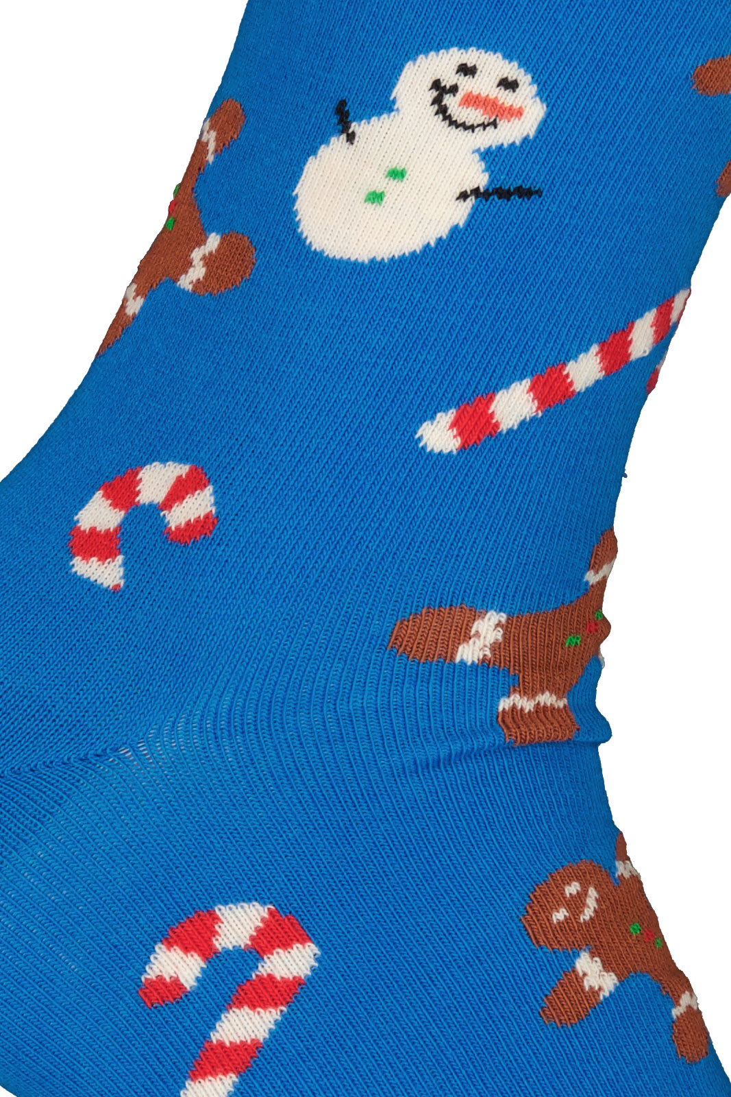 Gingerbread & Snowman Sock