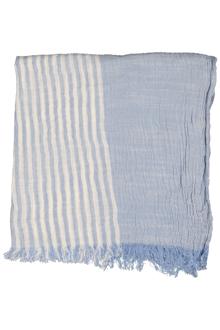 ERMINIO | Scarf with small stripes