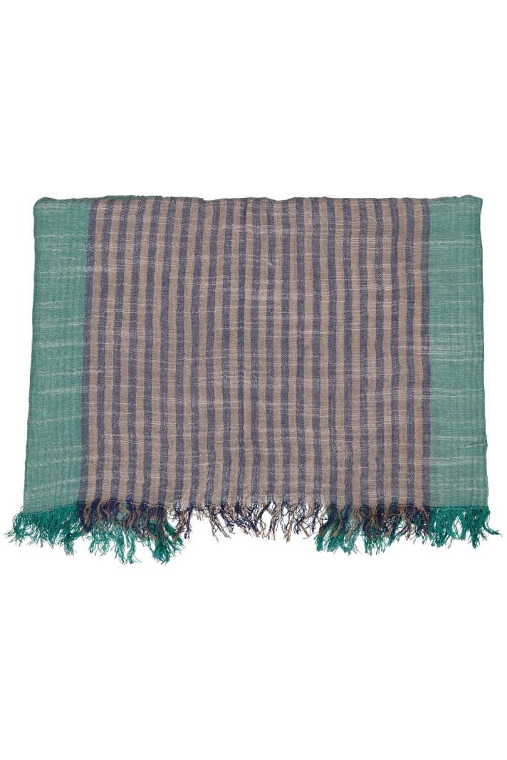 ERMINIO | Scarf with small stripes