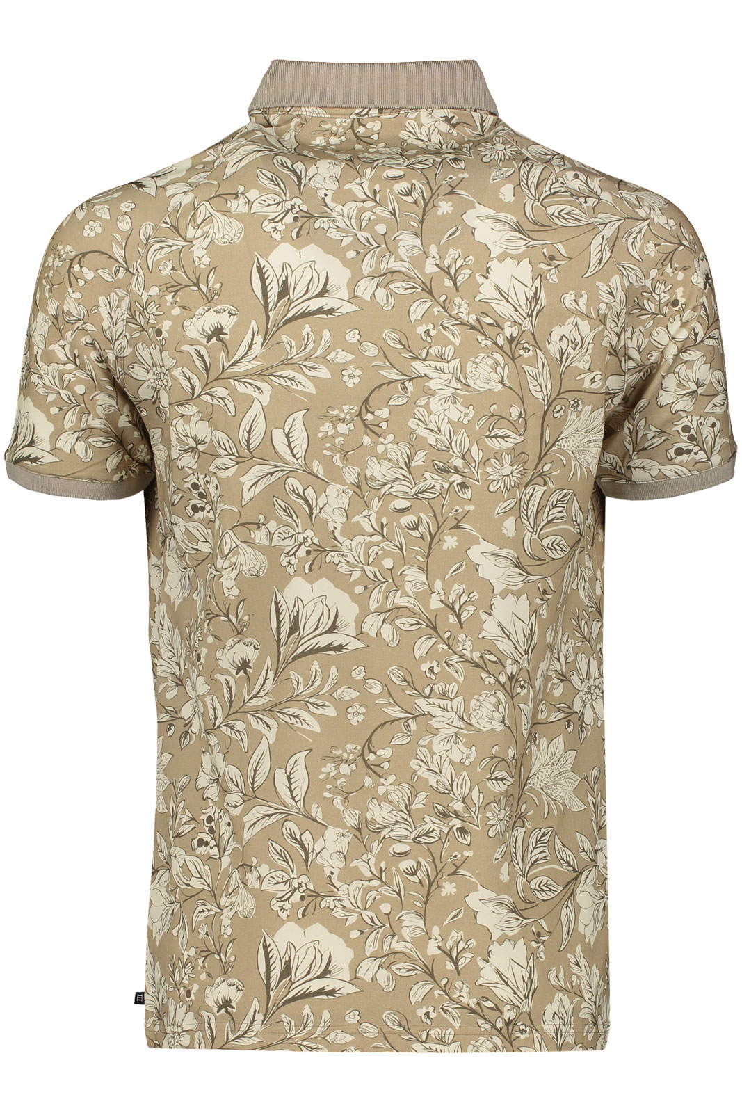 Eraldo | Short Sleeve Polo With Flowers