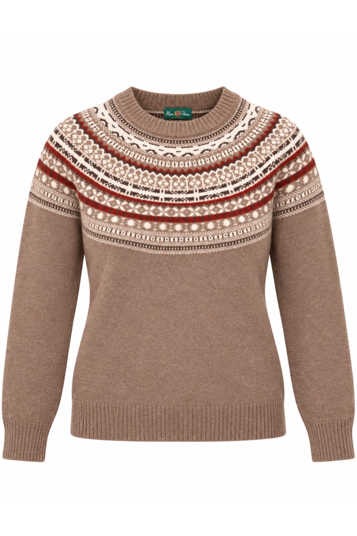 Alana Fairisle Yoke Crew Neck