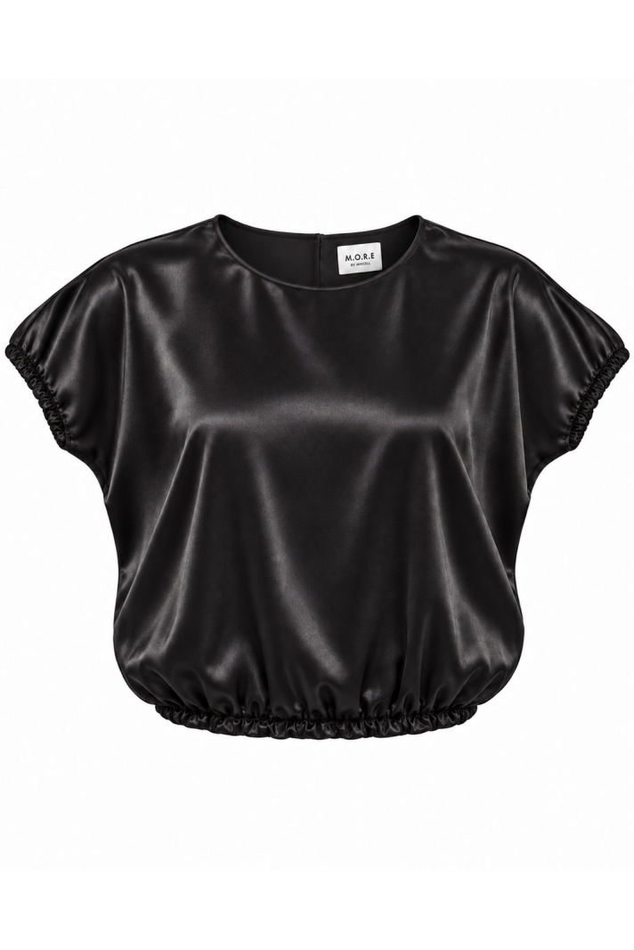 Mingel More Satin Top