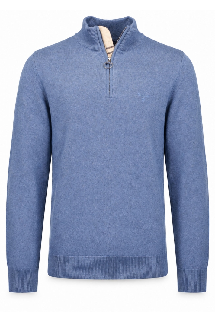 Barbour Cotton Half Zip Knitted Jumper