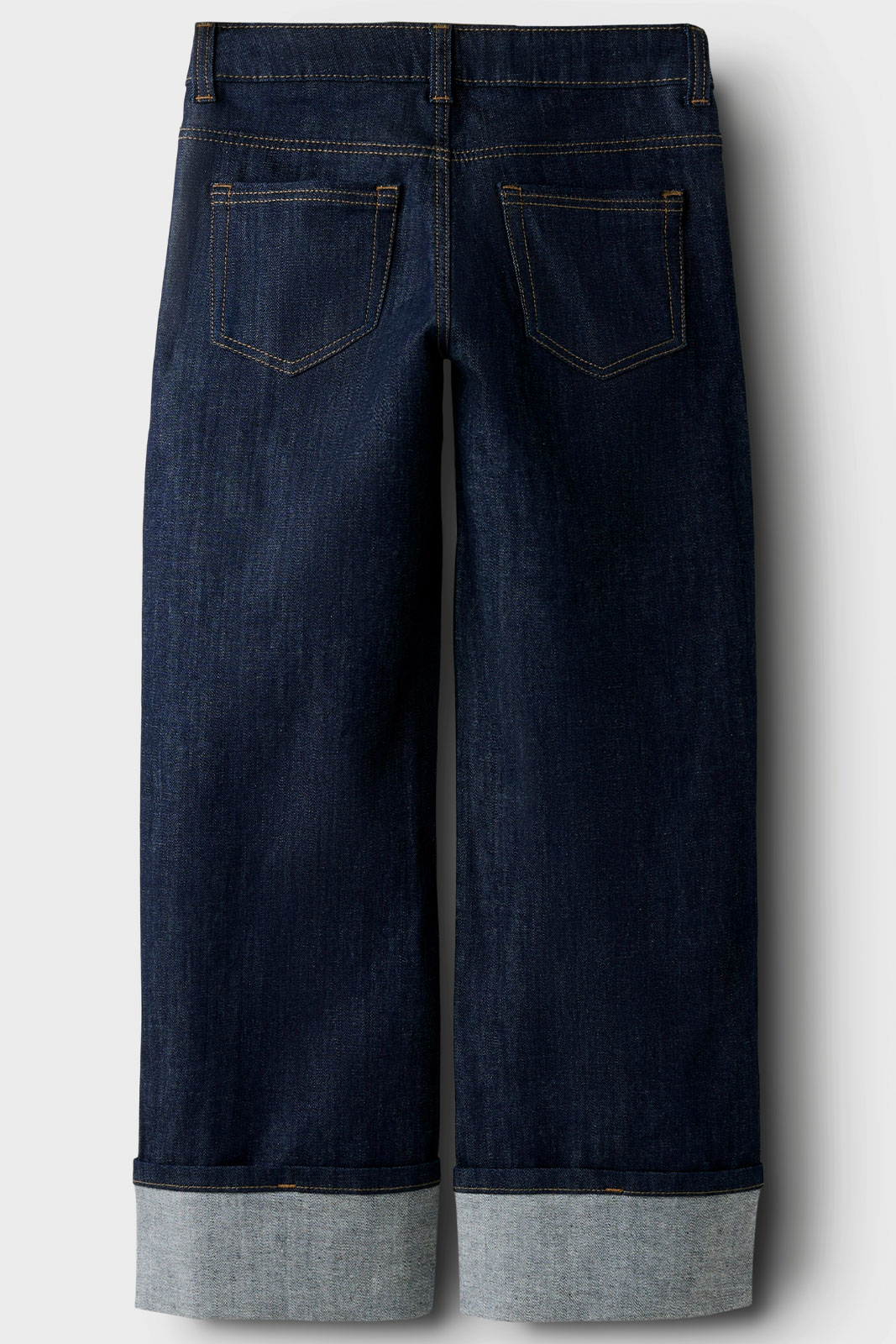 NKFROSE WIDE FOLD UP JEANS 6510-UW N