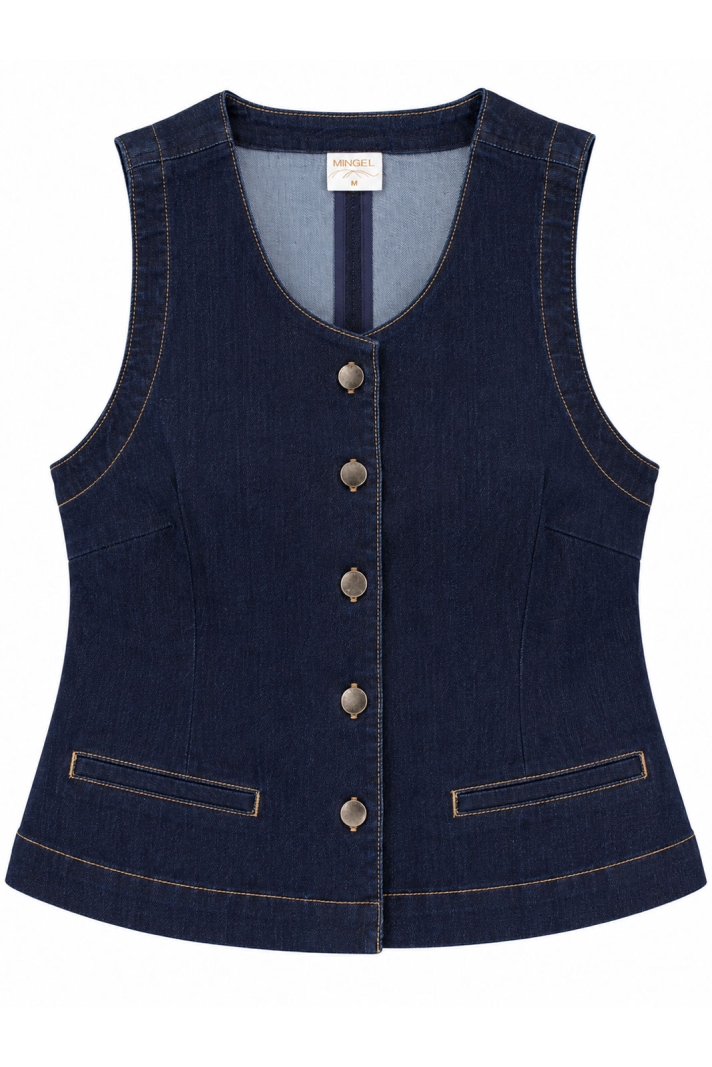 Mingel Denim Vest