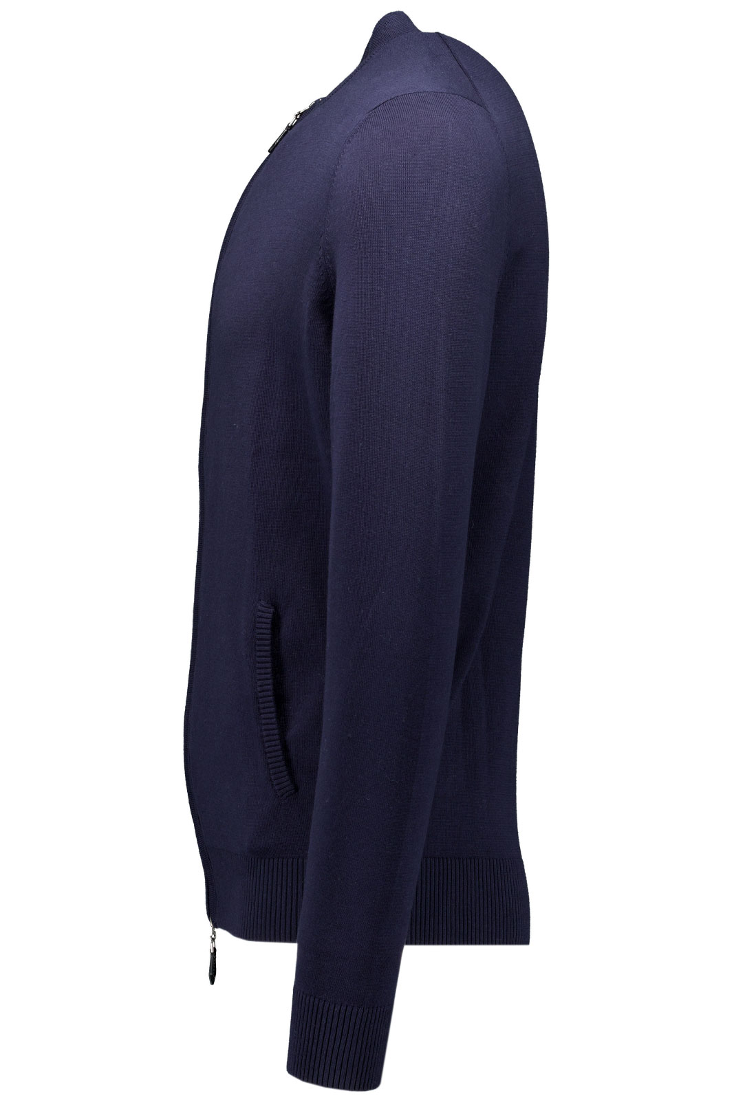 Rocombe Ls Zip With Mock Neck & Pockets