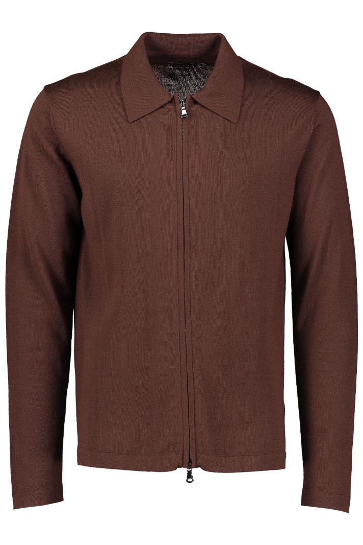 Kaleb Merino Zip Cardigan