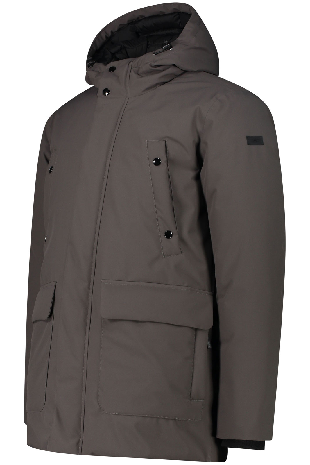 Man Long Jacket Fix Hood
