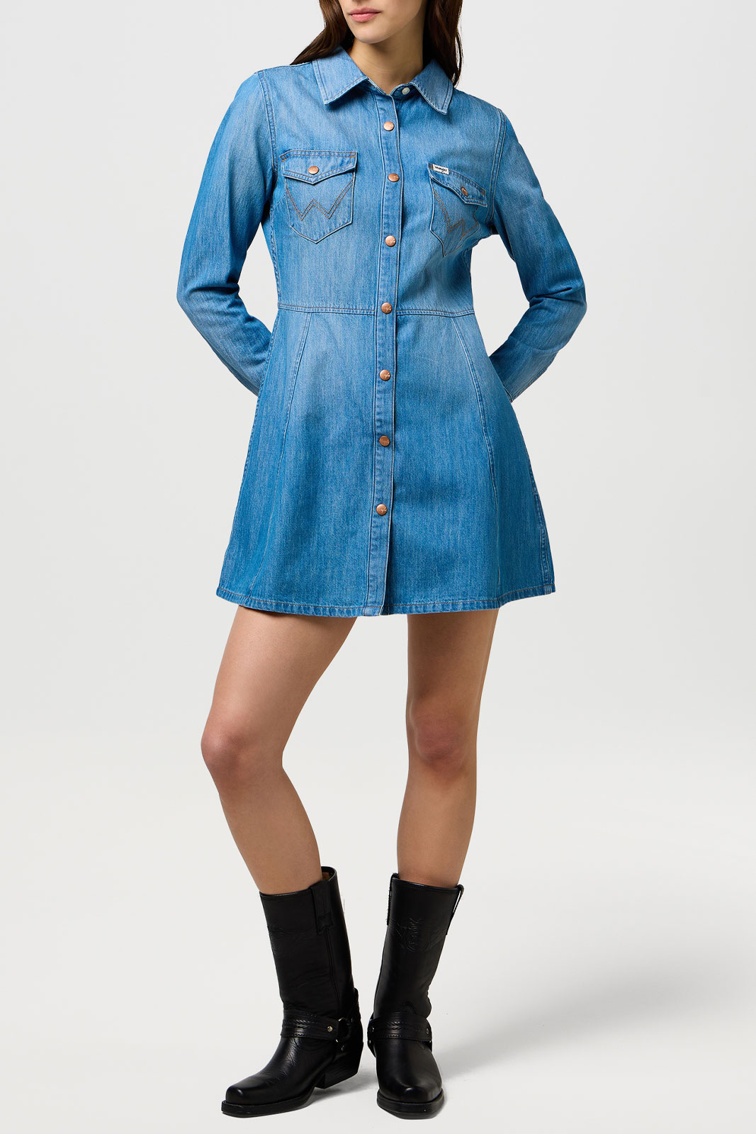 Denim Shirt Dress