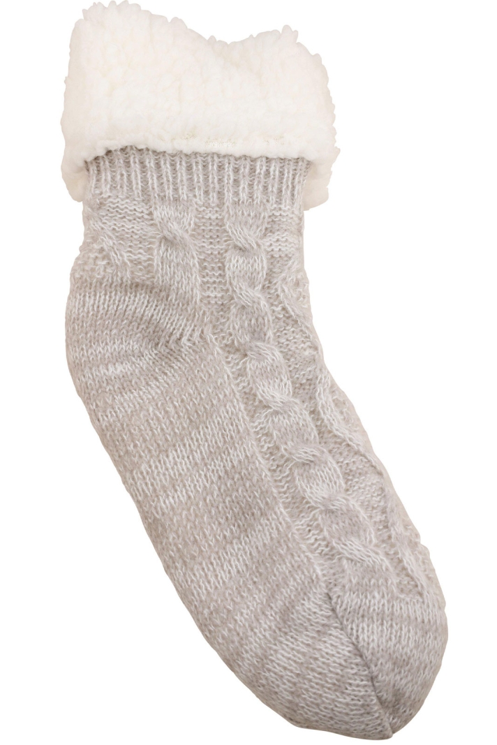 Cozy sock knitted pattern
