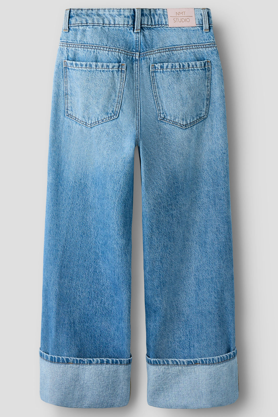 NKFBELLA X-WIDE LC FOLD JEANS 1101-MJ D
