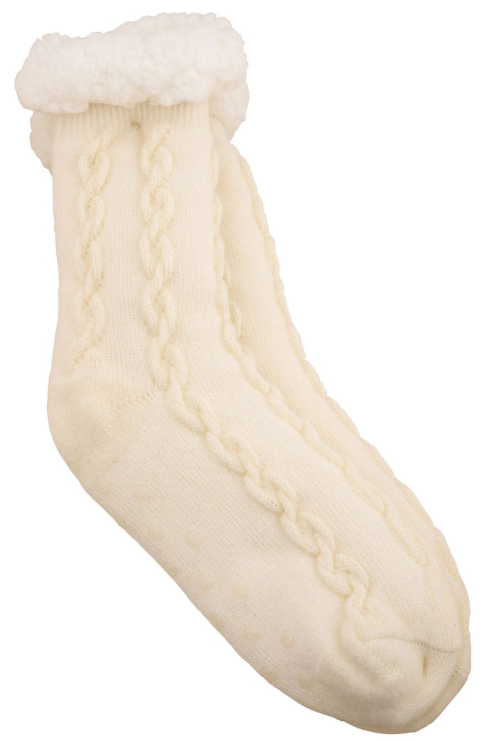 Cozy sock knitted pattern