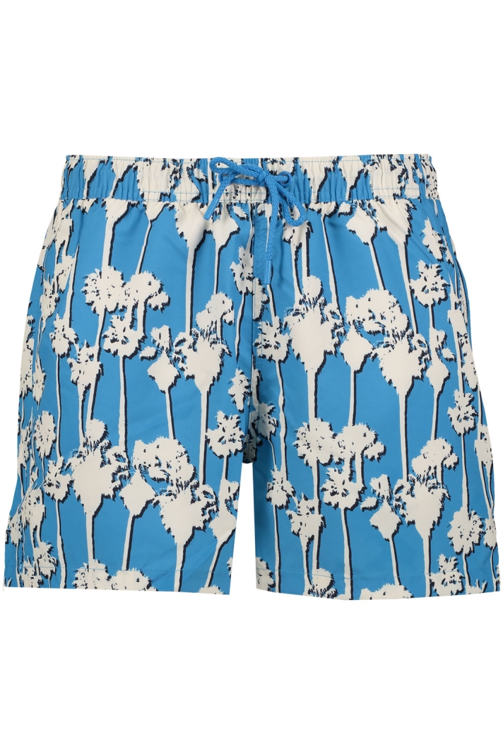 Borg Print Swim Shorts