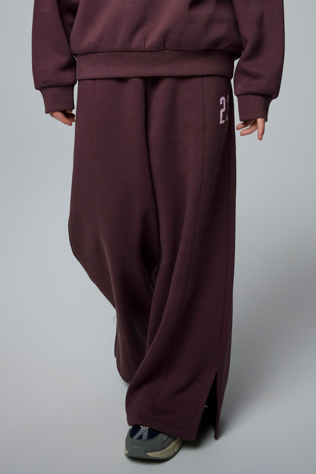 NKFODIKA NREG WIDE SWE PANT BRU BF