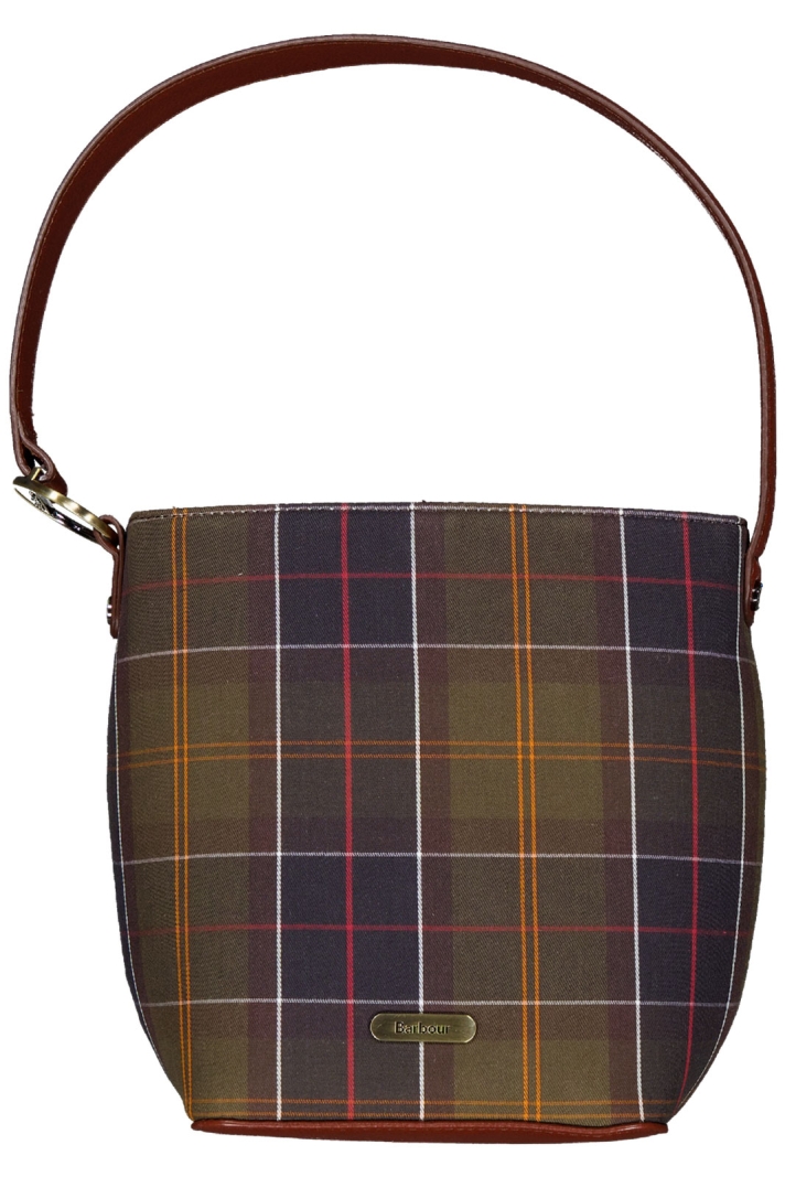 Barbour Cedar Tartan Bucket Bag