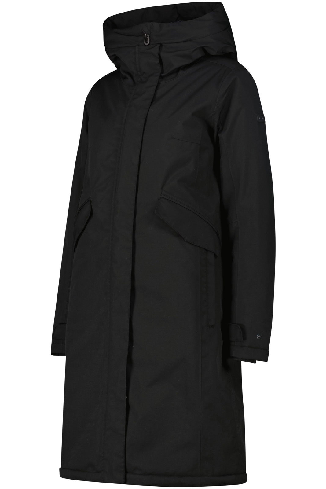 Woman Coat Fix Hood