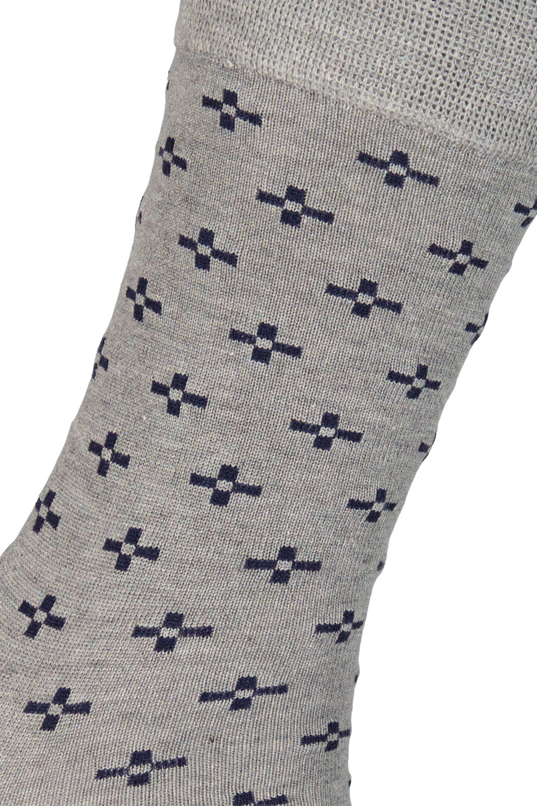 Mönstrad strumpa av