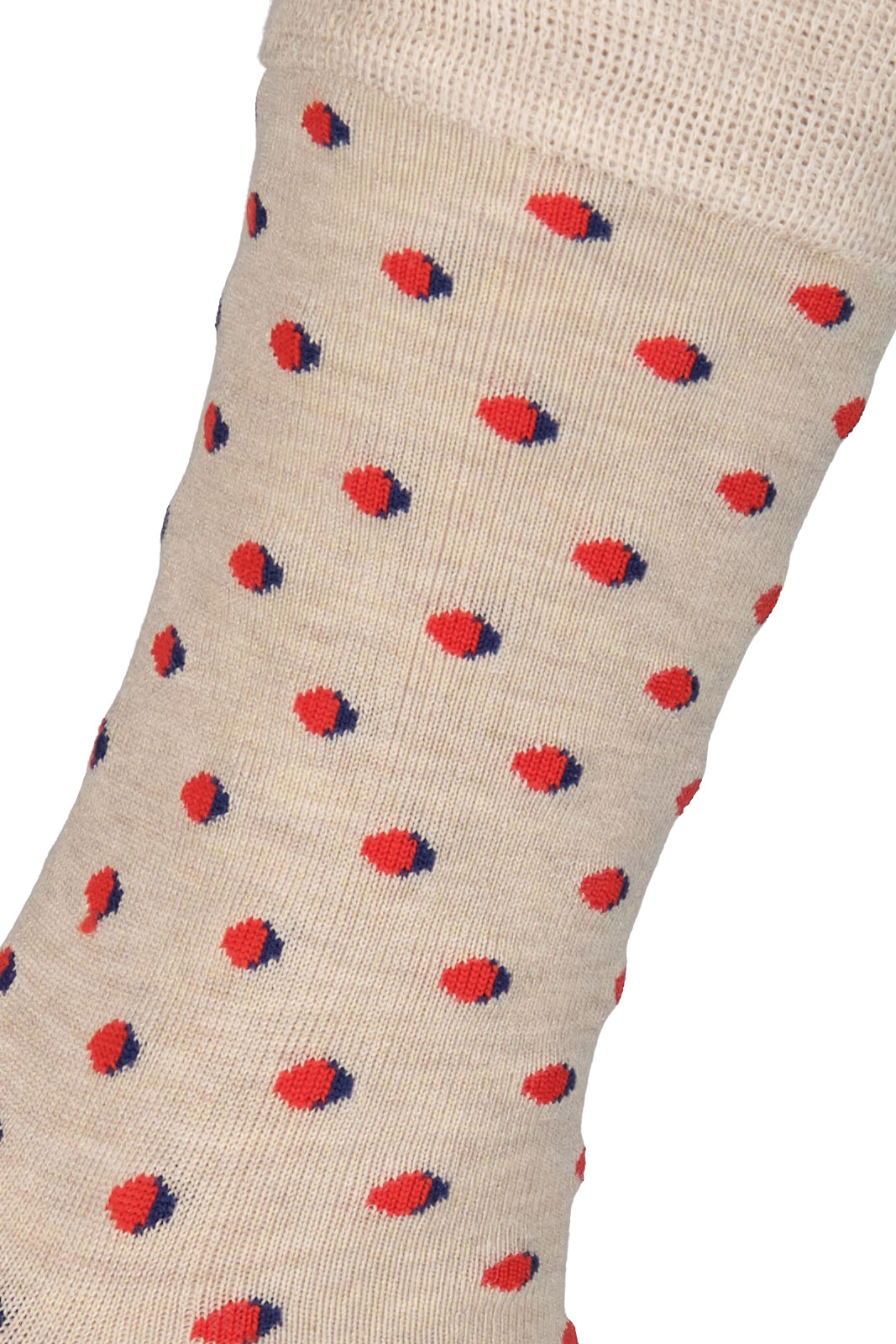 Mönstrad strumpa av