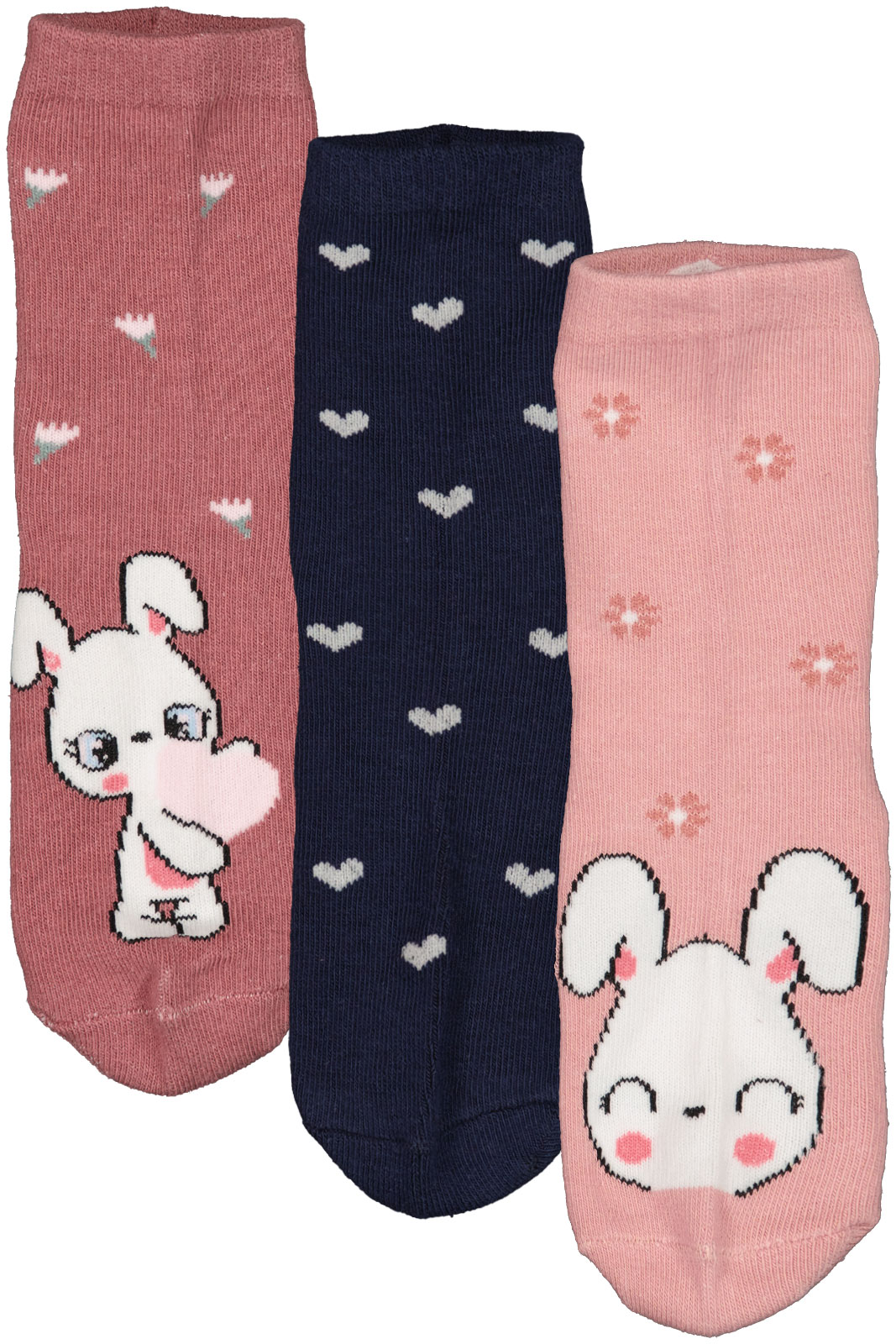 Mönstrad Antihalk- Strumpa 3-pack