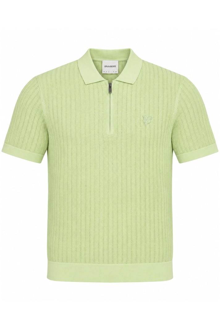 Superfine Knitted Bomber Polo