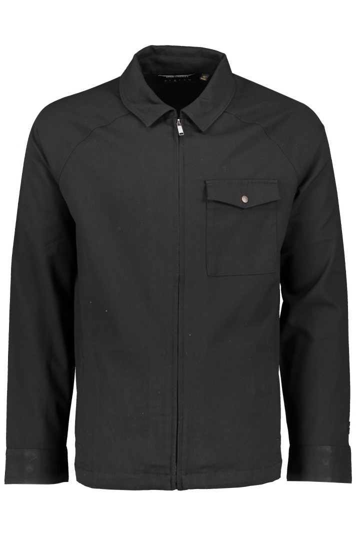 Tailored Zip Through Overshirt