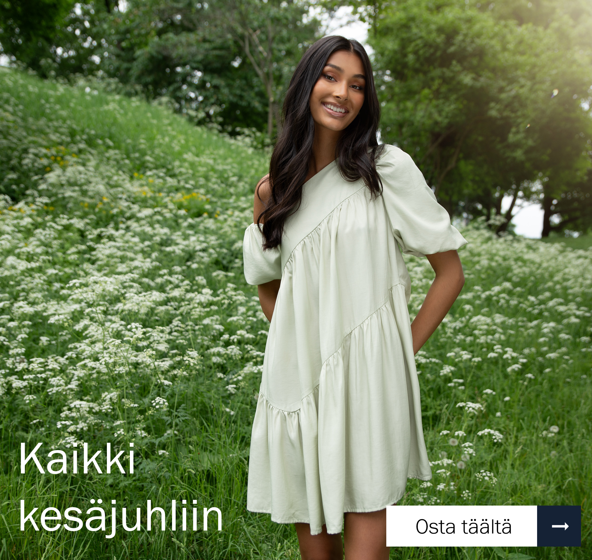 Vaatteet kesän juhliin.
