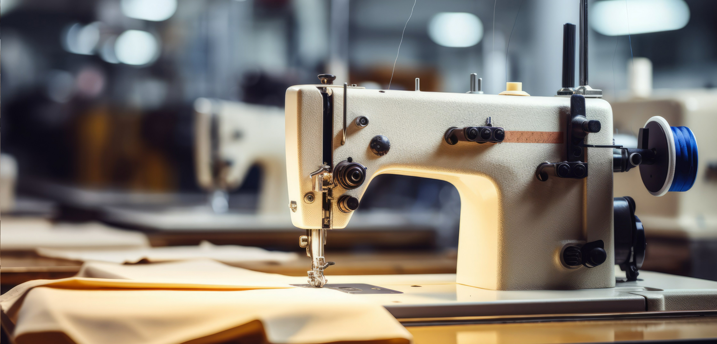 Ompelupalvelu myymälässä