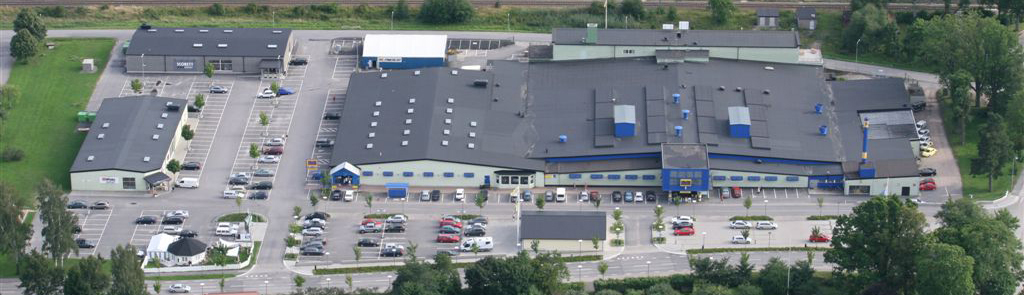 Ilmakuva Vingåkers Factory Outlet AB:stä
